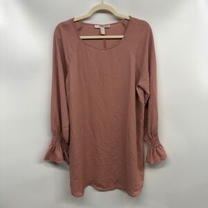 FOREVER 21 Pink Tunic Mini Dress XL XLarge‎ Cottagecore Fairycore Y2K Festival